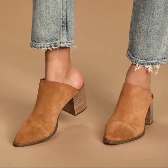 DV by Dolce Vita Shoes - DC By Dolce Vita Women’s Tadeo Tan Suede Mules